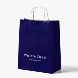 Printed paper shopping bags