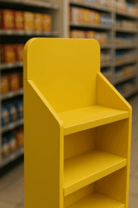 Use quality materials & finishing on POS displays