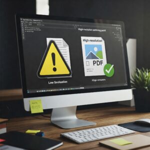 Wrong export print settings